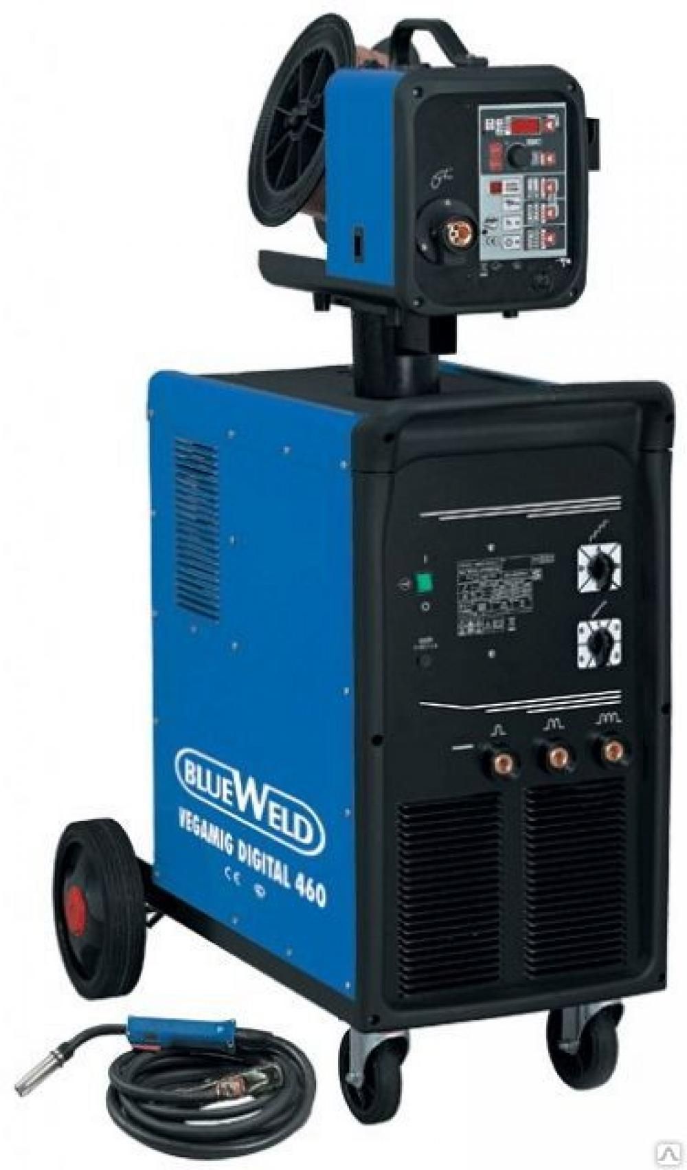 Blueweld Vegamig Digital 460 R.A. с водяным охладителем и механизмом подачи проволоки