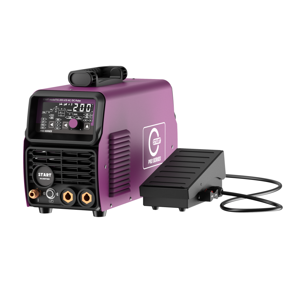 START modelTIG 205 LCD AC/DC TIG PULSE