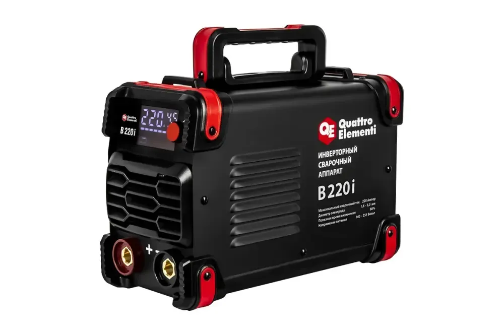 Quattro Elementi B 220i (220А, электроды до 5.0 мм, LED дисплей, TIG-Lift)