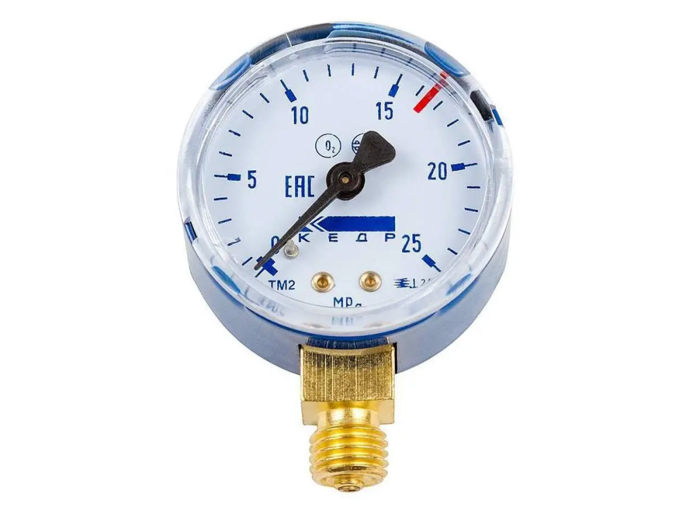 КЕДР ТМ2 Кислород, (0-25 МПа, кл.2,5, М12Х1,5) О2-У