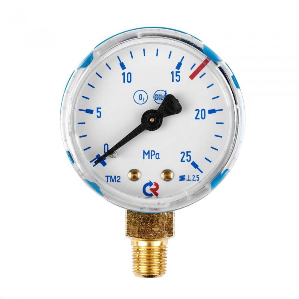 ПТК Манометр 25,0 МПа, 1/8 NPT, кислород