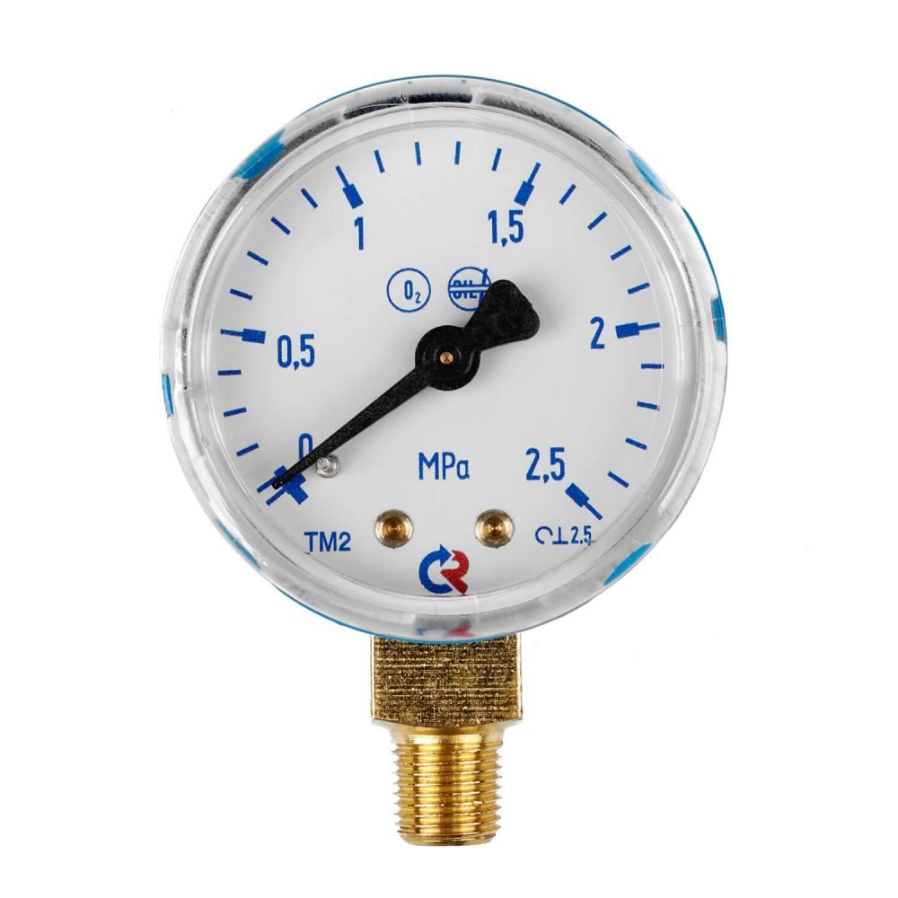 ПТК Манометр 2,5 МПа, 1/8 NPT, кислород