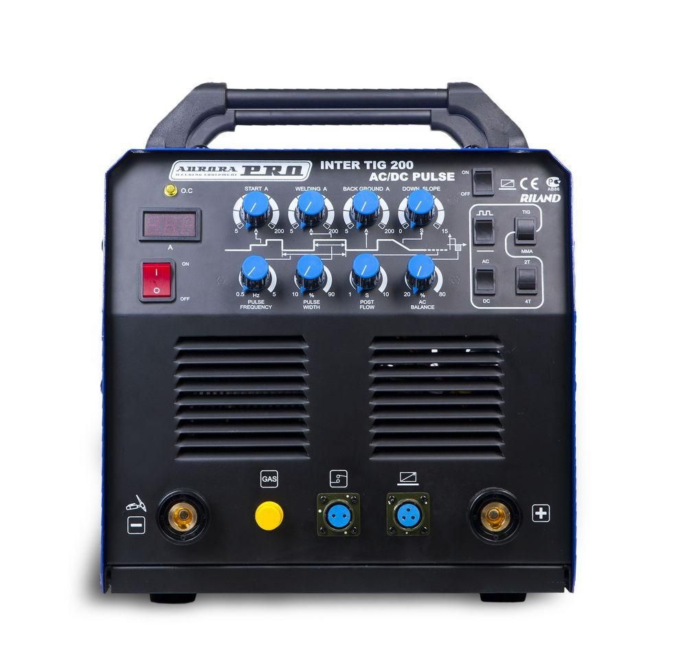 Aurora PRO INTER TIG 200 AC/DC PULSE сварочный инвертор - купить с  БЕСПЛАТНОЙ доставкой по России
