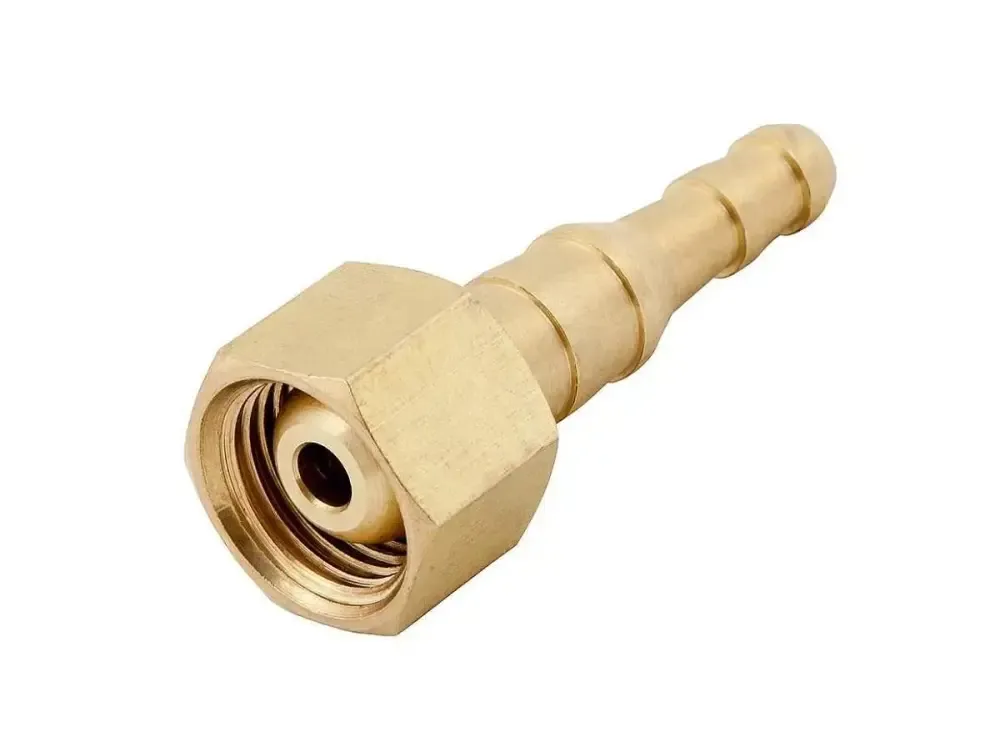 КЕДР Гайка накидная G3/8 с нипелем Ø6 для горелок TIG, MIG (10 шт.)