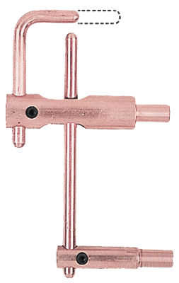 Blueweld Пара консолей с электродами, L=140 mm 803159