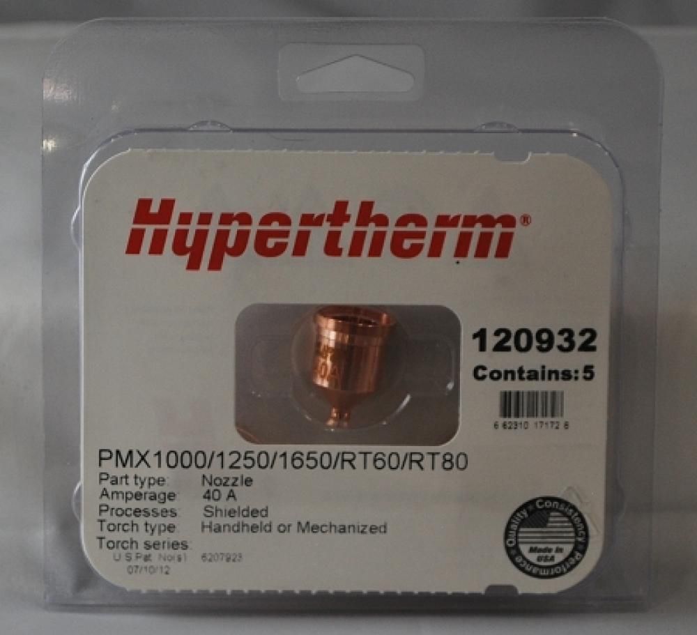Hypertherm Сопло T80/T60 40A SHLD COAX