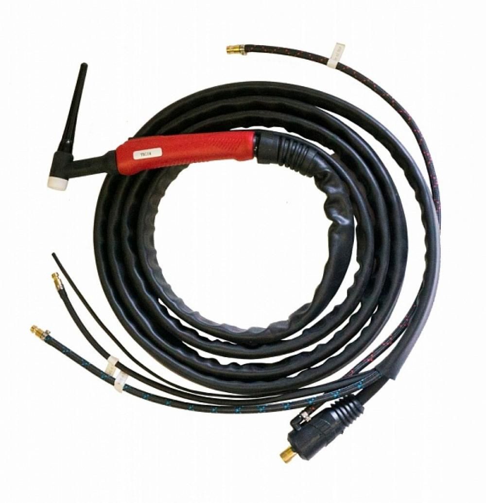 Aurora TIG 18 320A (100%), Trak-50MMQ, газ-б/р, вода б/р, с упр. разъёмами 2-3-5pin, 4m