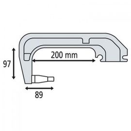Gys Плечо типа С (С1): C clamp для INVERTER 125, DC, BP, PTI