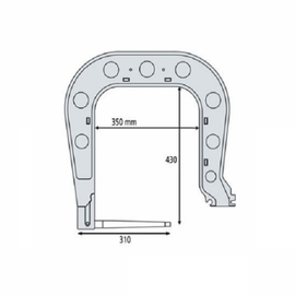 Gys Плечо типа С (С7): C clamp для INVERTER 125, DC, BP, PTI