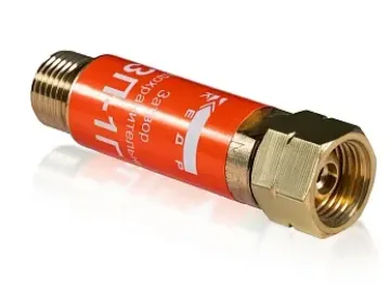 КЕДР Затвор предохранительный ЗП-1Г (пропан, ацетилен), на выход редуктора, М16х1,5LH левая резьба (10 шт.)