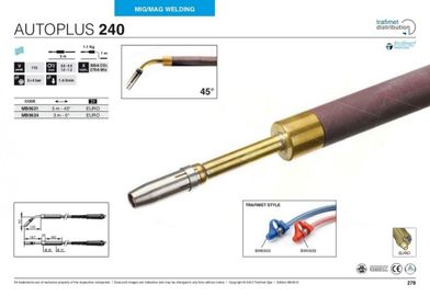 Trafimet Mig AUTOPLUS 240 (300 А вод. охл.) 3м 45°