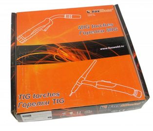 FoxWeld UnoTIG-26 4м  разъем 35мм2, с кнопкой