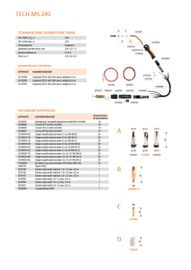 Сварог TECH MS 240 (евро адаптер) вод охл 3м