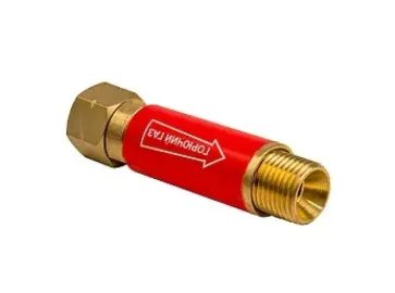 КЕДР Затвор предохранительный ЗП-1Г (пропан, ацетилен), на выход редуктора, М16х1,5LH левая резьба (10 шт.)