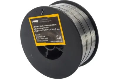 КЕДР Проволока порошковая MIG E71T-GS (1 кг; 0.8 мм)