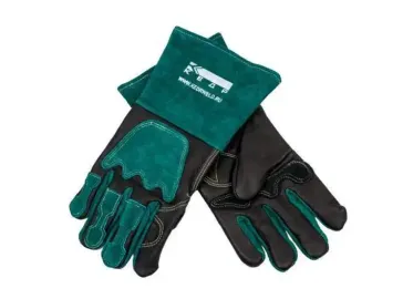 КЕДР Краги сварочные КС-20 ПРЕМИУМ, (L), черно-зеленые