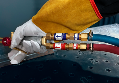 Сварог Клапан огнепреградительный горючий ГАЗ (КОГ,РЕЗАК/ГОРЕЛКА, М16х1,5LH, 6473608000)