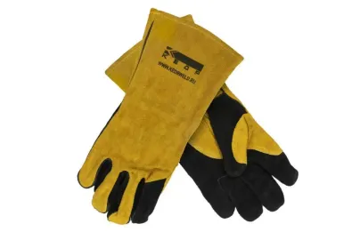 КЕДР Краги сварочные КС-16 КОМФОРТ, (L), желто-черные