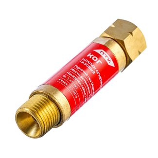 ПТК Клапан огнепреградительный газовый КОГ (на редуктор) М16х1,5LH (10 шт.)