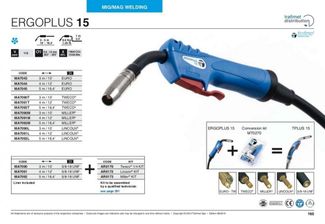 Trafimet Mig ERGOPLUS 15  (180 А возд. охл.) 5м Trafimet Mig ERGOPLUS 15  (180 А возд. охл.) 5м