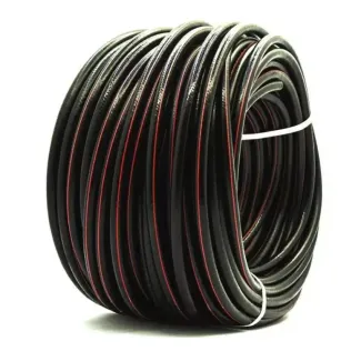 КЕДР Рукав газовый ВРТ, Ø 6,3 мм, I кл, ЧЕРНЫЙ с красной полосой (50м)