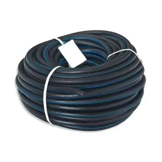 КЕДР Рукав газовый ВРТ, Ø 9,0 мм, III кл, ЧЕРНЫЙ с синей полосой (50 м)