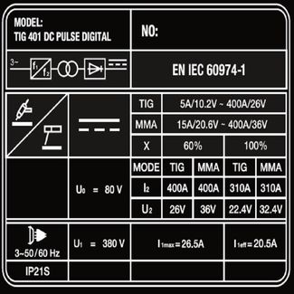FoxWeld SAGGIO TIG 401 DC Pulse Digital