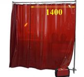Ампер Сварочная штора «АмперСкрин red» 1400х1800 мм, эконом
