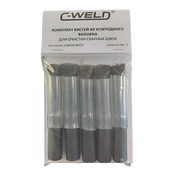 C-WELD Комплект кистей из углеволокна L50, М10 (внутренняя), 5 шт
