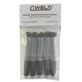 C-WELD Комплект кистей из углеволокна L50, М6 (наружная), 5 шт