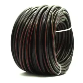 КЕДР Рукав газовый ВРТ, Ø 9,0 мм, I кл, ЧЕРНЫЙ с красной полосой (50м)