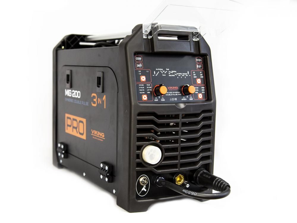 Viking MIG 200 DOUBLE PULSE SYNERGIC PRO MIG/MMA/LIFT-TIG 3 в 1