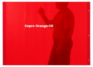 CEPRO Сварочная шторка Orange-CE 180х220см CEPRO Сварочная шторка Orange-CE 180х220см