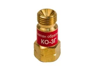 КЕДР Клапан обратный КО-3Г (пропан, ацетилен), на вход резака /горелки, М16х1,5LH левая резьба (10 шт.) КЕДР Клапан обратный КО-3Г (пропан, ацетилен), на вход резака /горелки, М16х1,5LH левая резьба (10 шт.)