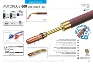 Trafimet Mig AUTOPLUS 600 (600 А вод. охл.) 3м 45° Trafimet Mig AUTOPLUS 600 (600 А вод. охл.) 3м 45°