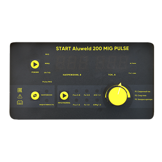 START ALUWELD 200 MIG PULSE START ALUWELD 200 MIG PULSE