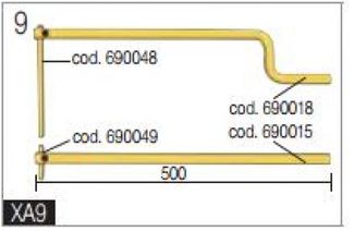 Blueweld Пара консолей, L=500 mm 803156 с электродами Blueweld Пара консолей, L=500 mm 803156 с электродами