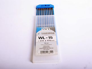 КЕДР Электрод вольфрамовый WL-15 d2,4 (Золотой, 10 шт.) КЕДР Электрод вольфрамовый WL-15 d2,4 (Золотой, 10 шт.)