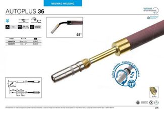 Trafimet Mig AUTOPLUS 36 (340 А возд. охл.) 3м 45° Trafimet Mig AUTOPLUS 36 (340 А возд. охл.) 3м 45°
