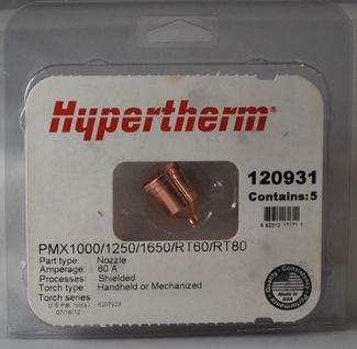 Hypertherm Сопло T80/T60 60A SHLD COA Hypertherm Сопло T80/T60 60A SHLD COA