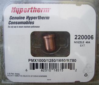Hypertherm Сопло T80/T60 40A EXT Hypertherm Сопло T80/T60 40A EXT