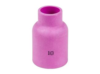 КЕДР Сопло керамическое БОЛ. ГАЗ ЛИНЗА (TIG-17–18–26 PRO/EXPERT) № 10 / Ø 16,0 мм (10 шт.) КЕДР Сопло керамическое БОЛ. ГАЗ ЛИНЗА (TIG-17–18–26 PRO/EXPERT) № 10 / Ø 16,0 мм (10 шт.)