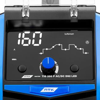 ПТК МАСТЕР TIG 200 P AC/DC D92 LED ПТК МАСТЕР TIG 200 P AC/DC D92 LED