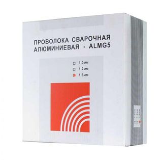 Aurora Сварочная проволока алюминиевая AlMg5 d.1мм 2кг D200 Aurora Сварочная проволока алюминиевая AlMg5 d.1мм 2кг D200