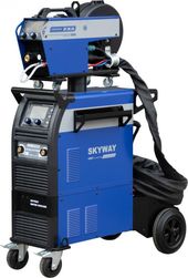 Aurora SKYWAY 550 SYNERGIC (2 LCD) + выносной подающий, 10м, водяное охлаждение