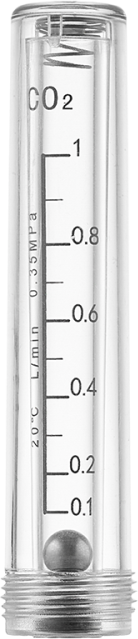 Сварог Ротаметр—колба для смесителя Ar/CO2—4Р (CO2 0-1л/мин)