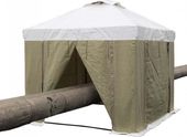 Tent 2,5Х2,0 (М) ПВХ+Брезент. Каркас из квадратной трубы 20Х20 мм.