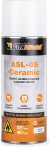 FoxWeld АНТИПРИГАРНЫЙ КЕРАМИЧЕСКИЙ СПРЕЙ ASL-05 CERAMIC