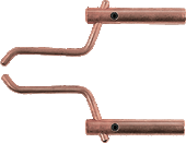 Blueweld Пара консолей, L=120 mm 803155 с электродами